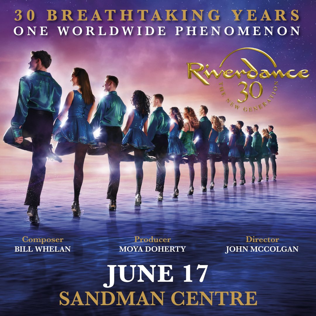 Win 2 tickets to Riverdance 30 – The New Generation! 💃🎶 Text DANCE to 250-374-5345 for your chance to catch this iconic show June 17 at 7:30 PM at the Sandman Centre! #Riverdance30 #Kamloops
