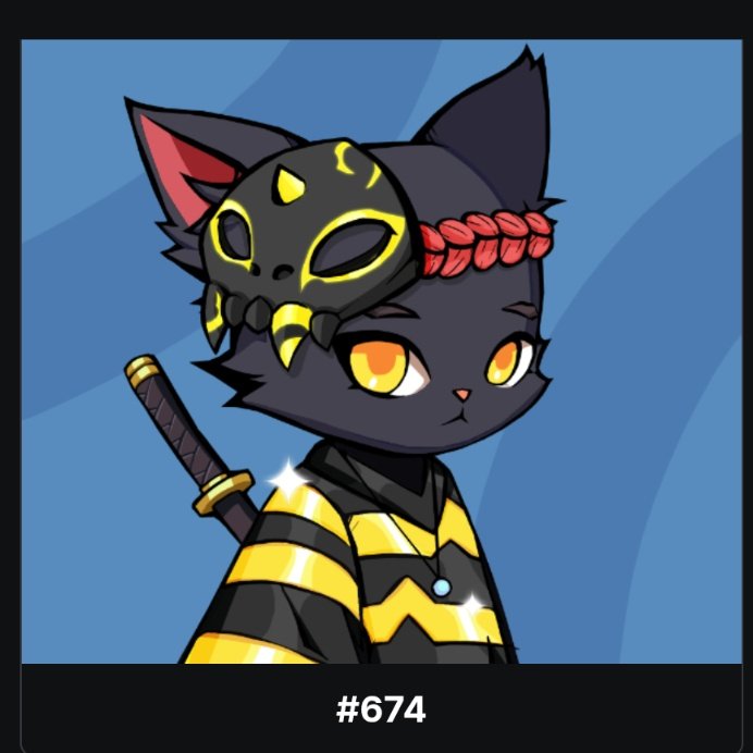 Araf12345634444's tweet photo. Today I minted rarest (Genesis Cattos nft)
Wl end in (fcfs)15 minutes(supply 2k)
Public end in (fcfs) 5 minutes (supply 1k)
Nft number #674 @DefiCattos go to moon! Soon more event and airdrops!#GenesisCattos buy now @wapal_official https://t.co/XCJeL2fkjQ