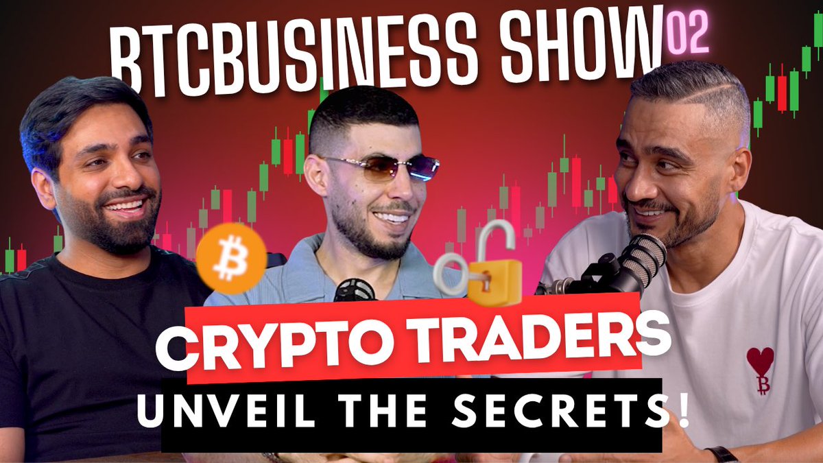 Pour ce 2eme Podcast 🎙️
Je me suis mis en difficulté pour le faire full anglais 😅 
J’ai reçu 2 Traders de #Dubaï pour discuter #Bitcoin , du marché #crypto et de leurs techniques ⚙️

Merci d’avance pour votre soutien et vos retours 🤝 #btcbusiness_show 

youtu.be/tAYJdBJioLA?si…