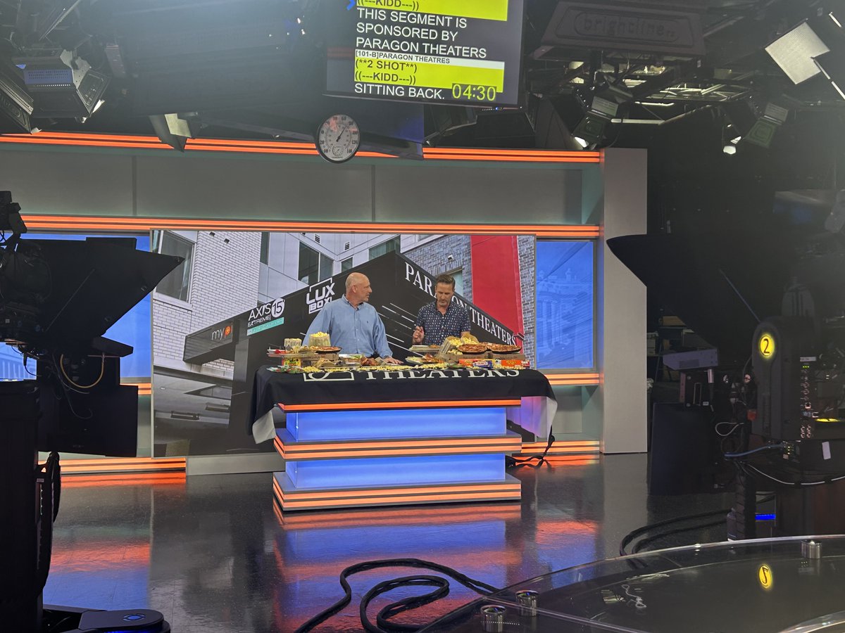 Paragon Theaters (@paragontheaters) on Twitter photo Sneak peek alert 👀 Founders Row preview drops tomorrow. Stay tuned! 🍿🎬
Paragon Theaters very own Co-CEO, Michael Whalen, officially kicked off the opening of our newest theater, Founders Row, located in Falls Church, VA on <a href="/abc7gmw/">Good Morning Washington</a>. Sneak peek alert 👀 Founders Row preview drops tomorrow. Stay tuned! 🍿🎬
Paragon Theaters very own Co-CEO, Michael Whalen, officially kicked off the opening of our newest theater, Founders Row, located in Falls Church, VA on <a href="/abc7gmw/">Good Morning Washington</a>.