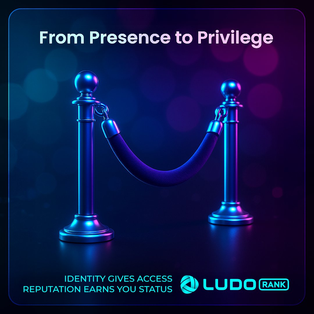 From Presence to Privilege

In Web3, identity gives you access.
Buy a token, mint a pass, join the club.
That gets you in the room, with everyone else who could afford it.

But reputation is what moves you beyond the public tier.
It earns you trust, credibility, and real