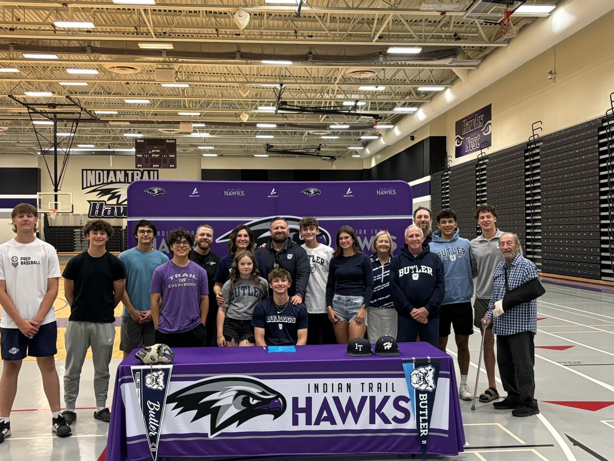 Indian Trail Baseball (@ithsbaseball) on Twitter photo Congrats <a href="/jackzeller09/">Jack Zeller</a> on signing with Butler! We are all so proud! Thank you for everything you’ve done for this program in your time here. Sky is the limit for you!
#Compete Congrats <a href="/jackzeller09/">Jack Zeller</a> on signing with Butler! We are all so proud! Thank you for everything you’ve done for this program in your time here. Sky is the limit for you!
#Compete