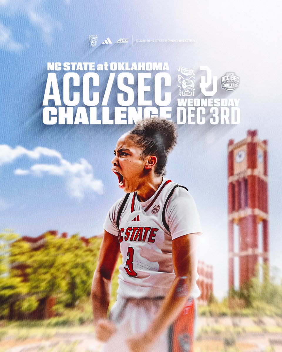 Pack 🆚 Sooners

The 2025 ACC/SEC Challenge is set!

📰 tinyurl.com/2nz32yn6