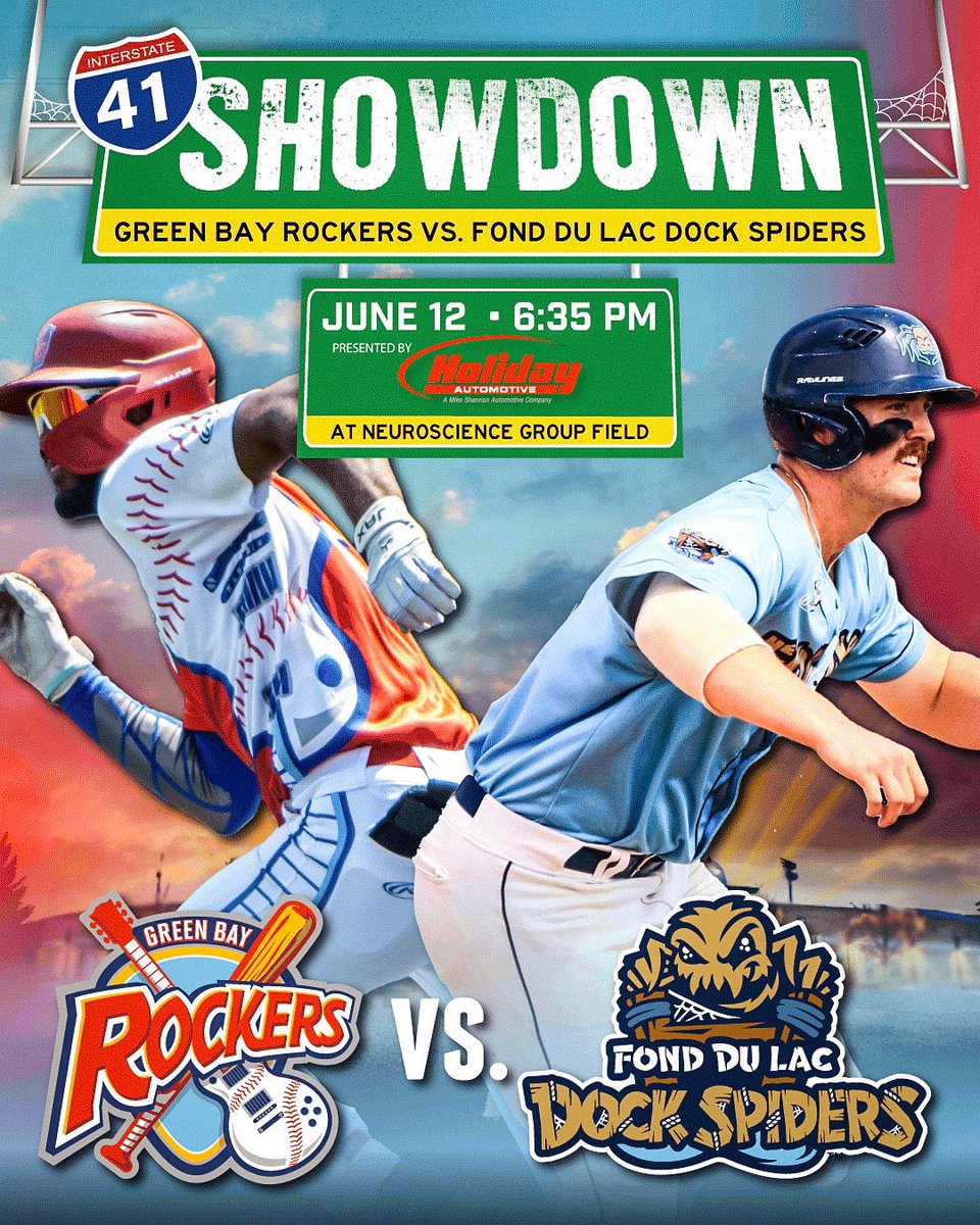 How about a little <a href="/NWLbaseball/">Northwoods League Baseball</a> action from the home of the <a href="/TimberRattlers/">Wisconsin Timber Rattlers</a>?

TONIGHT Neuroscience Group Field hosts the <a href="/gbrockers/">Green Bay Rockers</a> and <a href="/DockSpiders/">Fond du Lac Dock Spiders</a> in the I-41 Showdown