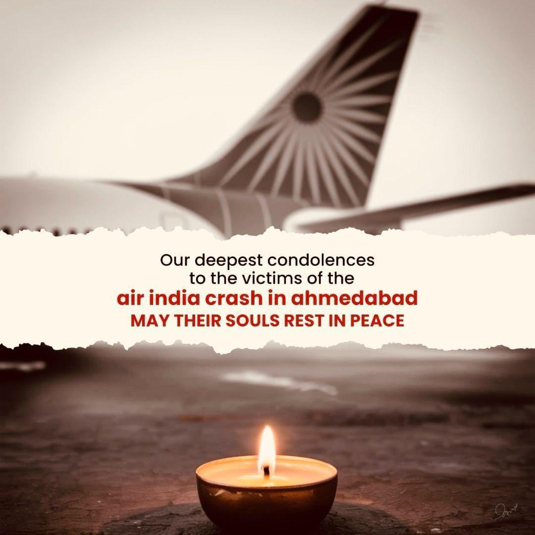 Om Shanti…! 🙏

#planecrash #AirIndiaCrash #Ahmedabad #VijayRupani