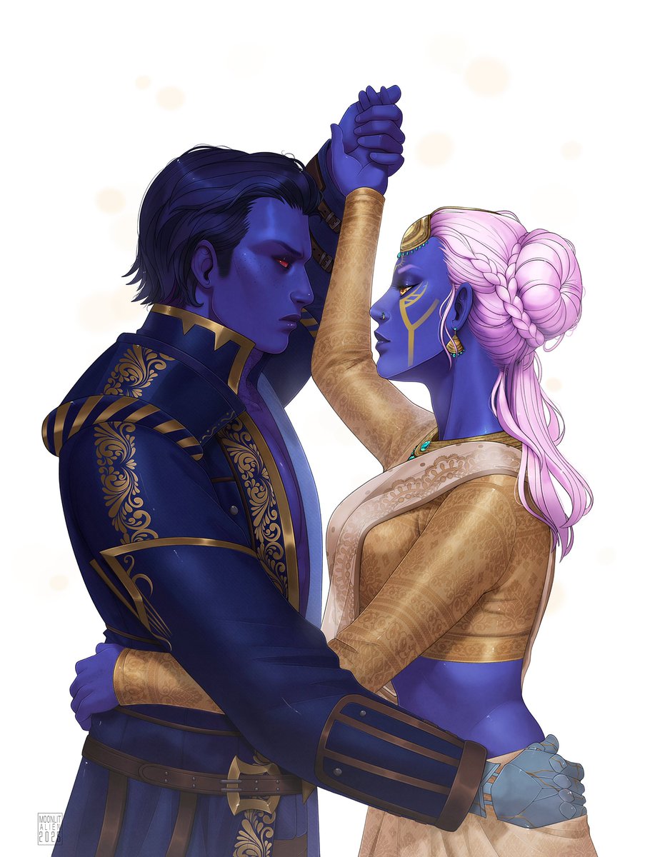 Moonlitalien's tweet photo. Clean colors commish!!

#swtor #starwarsoc #pantoran #chiss https://t.co/RwxCRJngfg