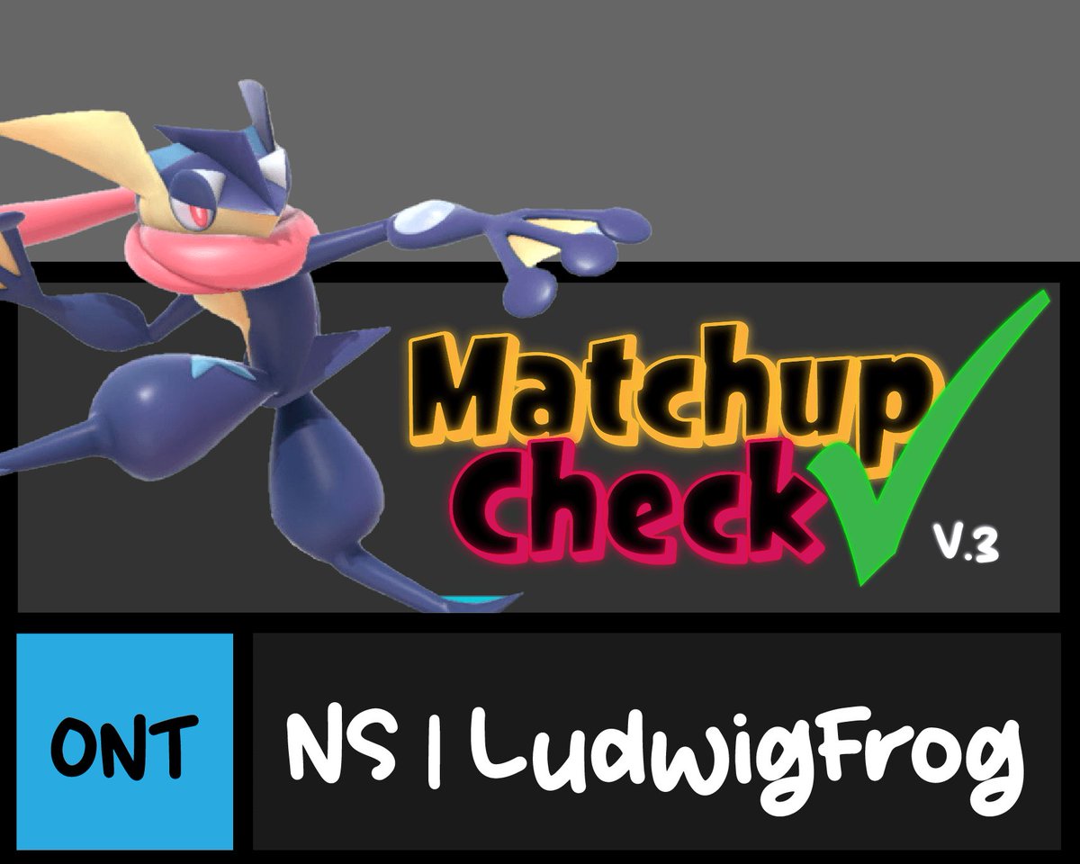 Exoga (@exoga_) on Twitter photo La scène smash d'Ontario s'en vient a Matchup check v.3, et <a href="/LudwigFrog/">NS | LudwigFrog</a> mène la charge!
Inscrivez-vous aujourd'hui au matchup check!
start.gg/tournament/mat… La scène smash d'Ontario s'en vient a Matchup check v.3, et <a href="/LudwigFrog/">NS | LudwigFrog</a> mène la charge!
Inscrivez-vous aujourd'hui au matchup check!
start.gg/tournament/mat…