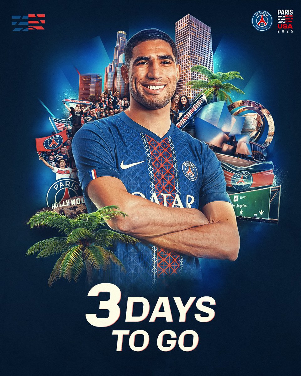 PSG_inside's tweet image. J-3 avant notre premier match ! 🇺🇸

@FIFACWC 🏆
