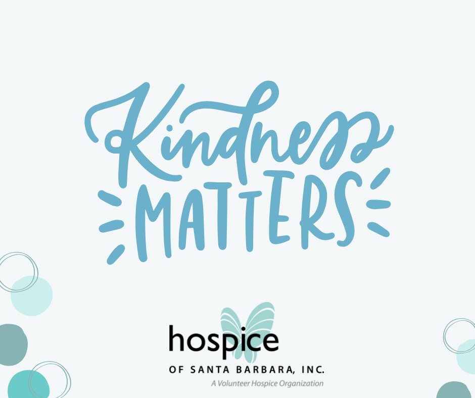 Be kind - A little bit of kindness can make the biggest difference!💖

#HospiceOfSantaBarbara #HospiceOfSB #HSB #BeKind #KindnessMatters