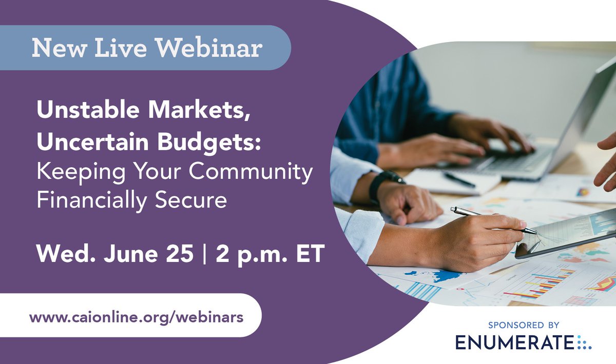 Making a long-term plan for your community association is increasingly difficult. Tune in to CAI's new webinar to learn the underlying reasons + drivers behind today’s economy + strategies to apply to your budgeting process. Register: bit.ly/43EREDN