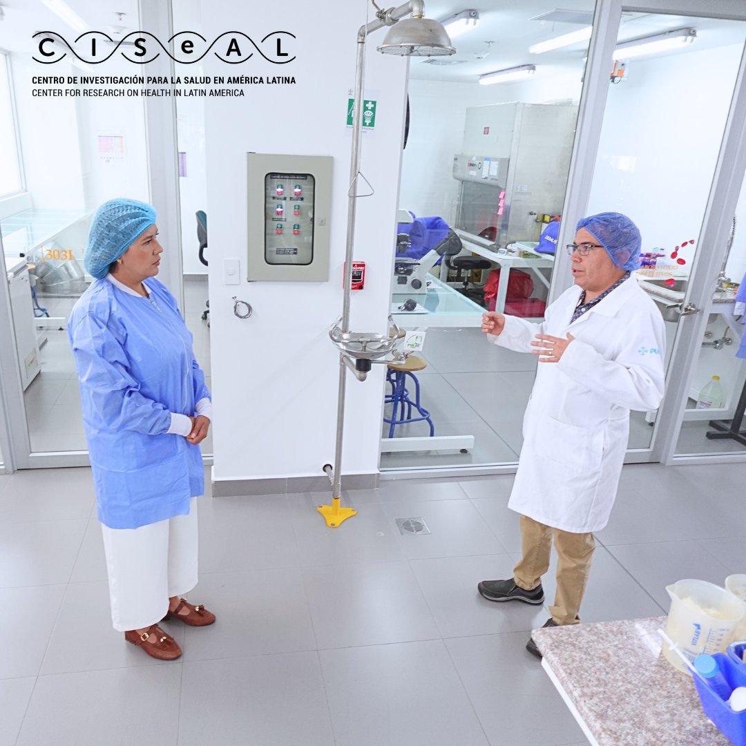 CISeAL_PUCE's tweet image. 🤝 Fortaleciendo alianzas estratégicas | Recibimos a la Dra. Evelyn Montenegro (MSP) para conocer nuestra infraestructura científica y explorar oportunidades de colaboración en salud pública e investigación.
#CISeAL #PUCE #SaludPública