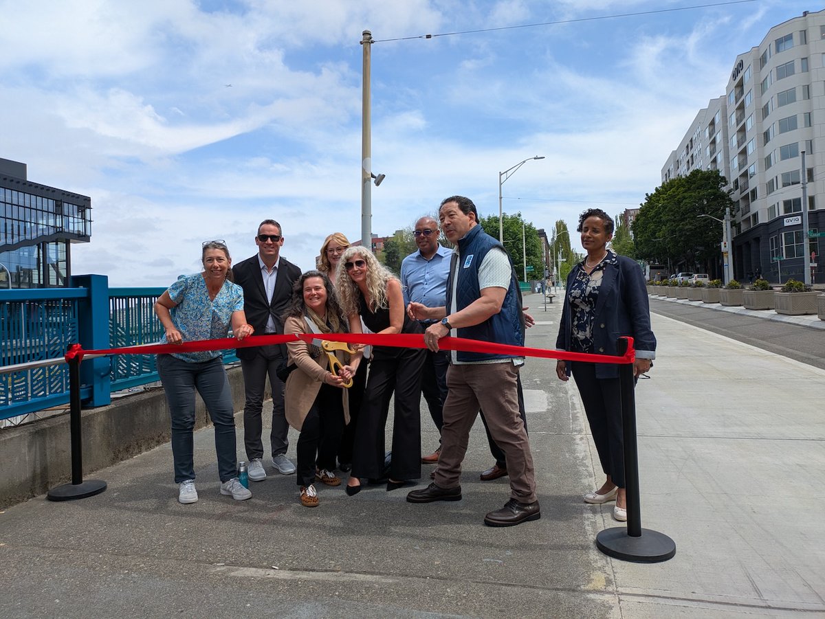 SCC CEO Jennifer LeMaster joined Mayor Harrell &amp; community leaders this week to celebrate the Pike-Pine Improvements project completion! Over a mile of protected bike lanes, enhanced walkways &amp; green spaces now connect Capitol Hill to our waterfront. #PikePine #SCC