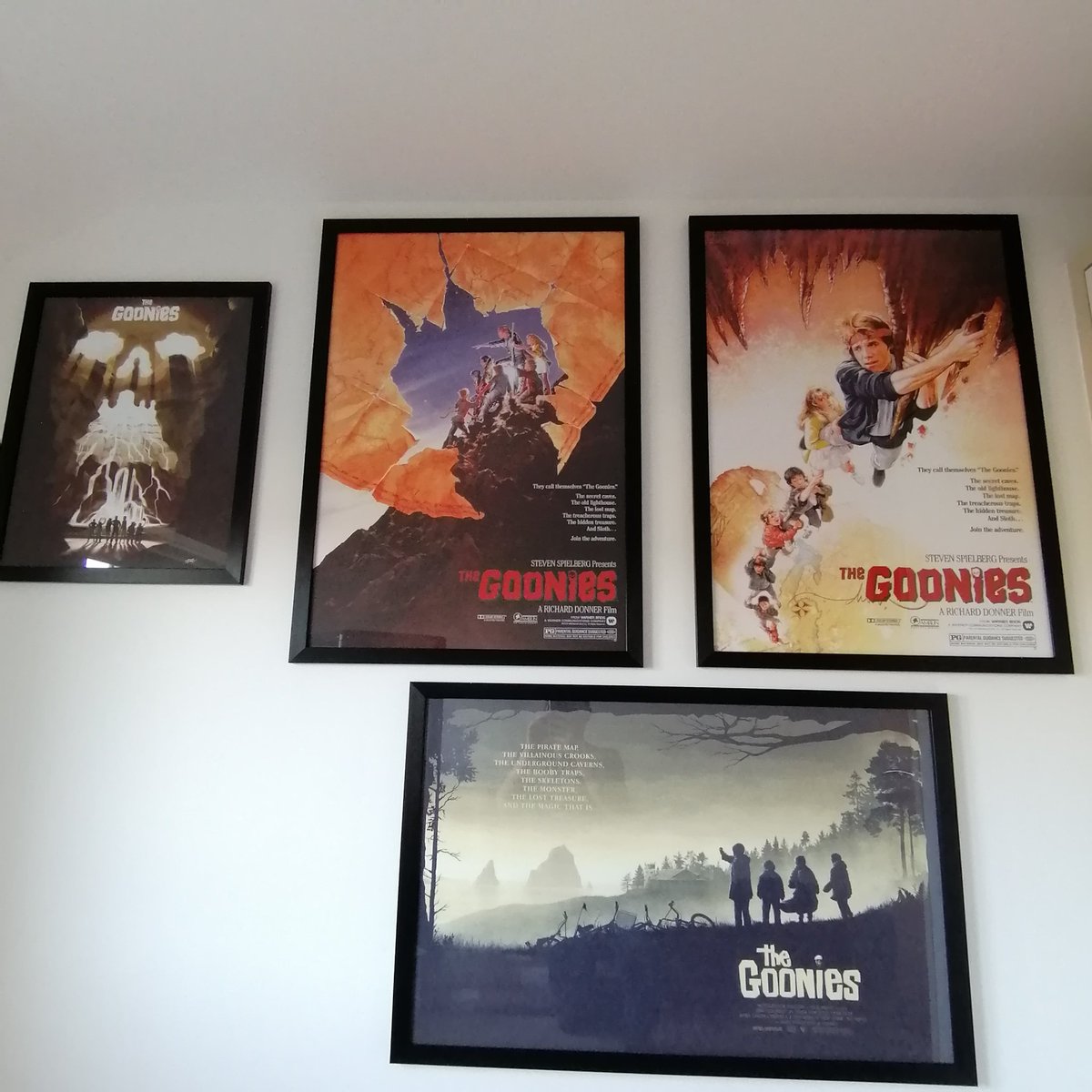 Julian Bennett (@julianbennett4) on Twitter photo A few of my alternative Goonies posters celebrating the 40th anniversary.
<a href="/BottleneckNYC/">Bottleneck Gallery</a>
<a href="/phase_runner/">PhaseRunner</a>
<a href="/Cakes_Comics/">Matt Ferguson</a>
<a href="/mrflorey/">Florey</a> <a href="/StudioSeppuku/">Rhys Cooper</a> A few of my alternative Goonies posters celebrating the 40th anniversary.
<a href="/BottleneckNYC/">Bottleneck Gallery</a>
<a href="/phase_runner/">PhaseRunner</a>
<a href="/Cakes_Comics/">Matt Ferguson</a>
<a href="/mrflorey/">Florey</a> <a href="/StudioSeppuku/">Rhys Cooper</a>