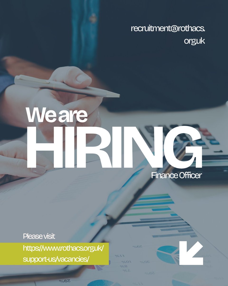 Rothacs38's tweet image. We are currently recruiting for a Finance Officer. For more details about this role, and instructions on how to apply, please visit rothacs.org.uk/support-us/vac…