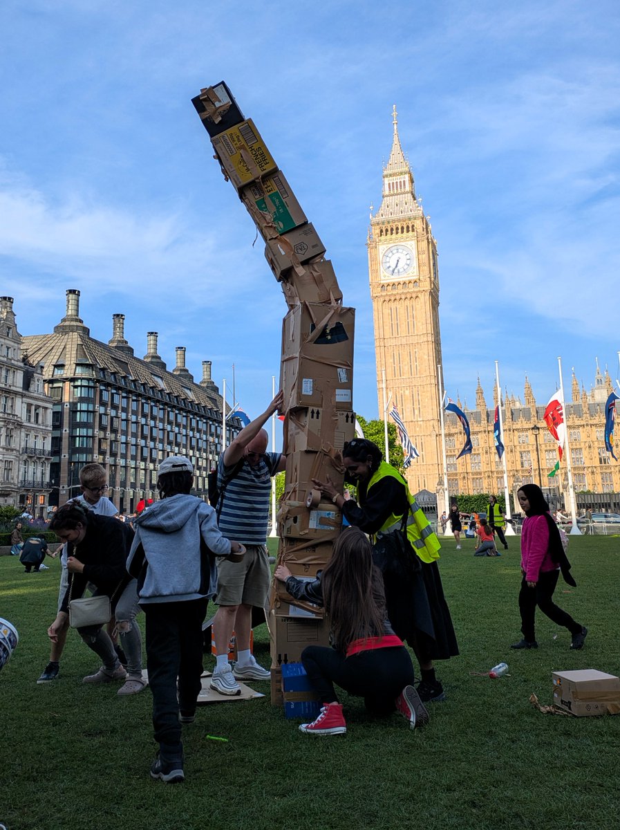 To the untrained eye: a pile of boxes. To those who know: majestic structures. Because under the guise of 'PLAY', synapses are being sparked, communication is being honed, physics is being tested, strengths are being discovered... &amp; oh yes indeed, FUN is being had!
#playispower