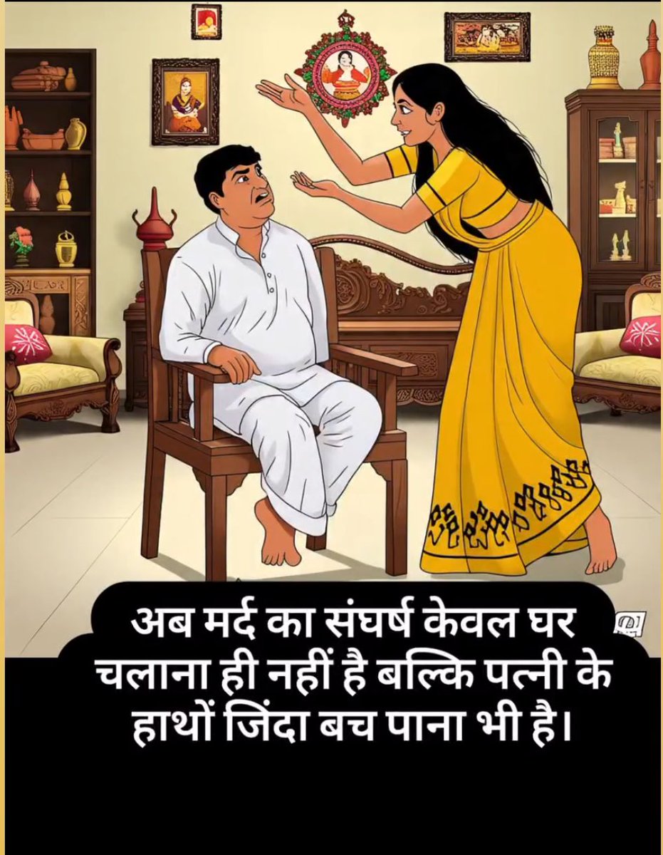 Now Men’s another challenge apart from taking care is family is to survive from Potential Criminal wife!!
