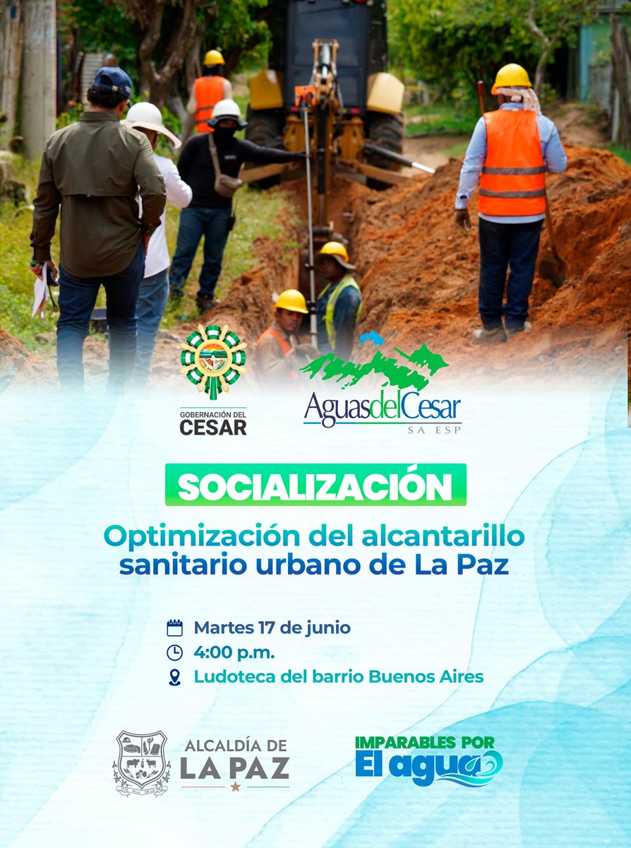 El próximo martes tendrá lugar esta importante socialización en <a href="/LaPazCesar/">La Paz Cesar</a>, en la que esperamos la asistencia de líderes comunitarios de esta población. Si te interesa conocer detalles de este proyecto, ¡no te la pierdas!