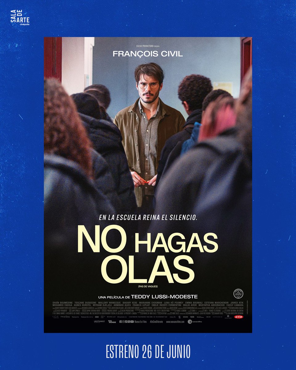 Una acusación inesperada pondrá en juego la reputación y la cordura de un profesor.

Adéntrate en el suspenso de No Hagas Olas, una impactante cinta del pasado 28° Tour de Cine Francés. Estreno 26 de junio en Sala de Arte.