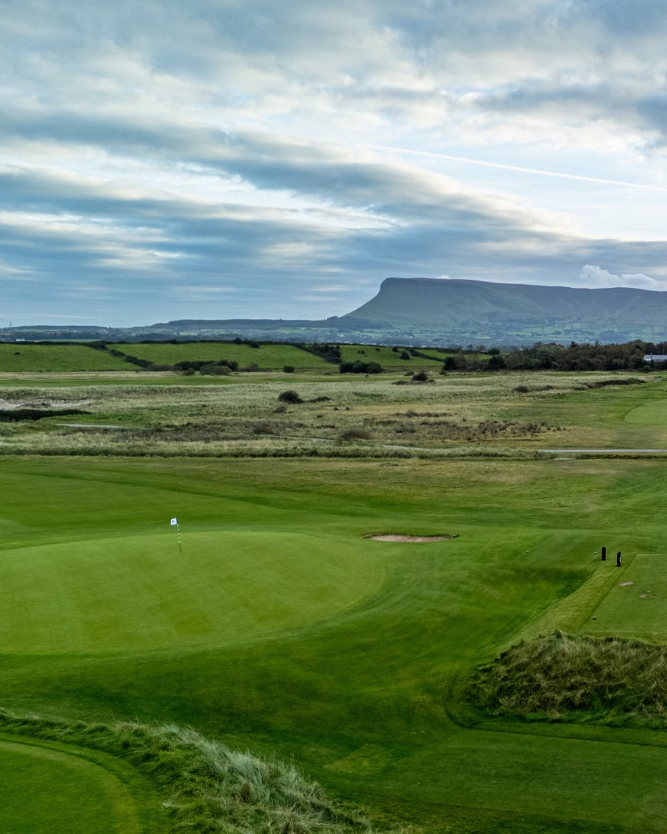 CountySligoGC's tweet photo. The views never get old at County Sligo Golf Club. Classic links, coastal air, and Benbulben on the horizon, it doesn’t get much better. ⛳️🌊

#CountySligoGolfClub #RossesPoint #GolfWithAView #WildAtlanticWay https://t.co/XPrIW8gHHH