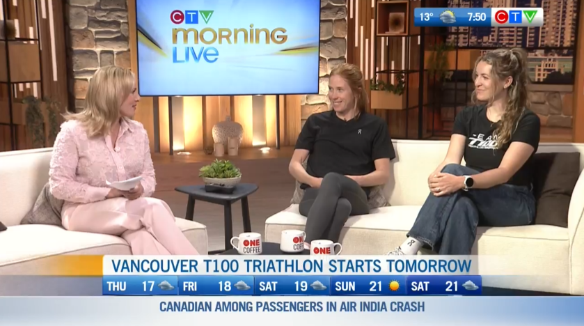 CTVYMVancouver's tweet photo. Vancouver @t100triathlon Team Captain, Bronwyn Davies &amp; Olympian, @PaulaFindlay join CTV Morning Live's @Keri_Adams to talk about this weekend's event! 💪3⃣

https://t.co/ynAIbzh6rw https://t.co/9BaeGAcTFI