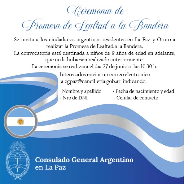 EmbaArgBolivia's tweet image. 