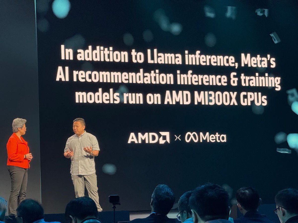 .<a href="/Signal_65/">Signal65</a> didn’t publish these numbers, but it is good to see <a href="/AMD/">AMD</a> showing FP4 inference performance on MI355X. Something I’ve been harping on. The 355 is a much improved product.

<a href="/metaai/">AI at Meta</a> seems pretty excited about it for recommendation workloads. “Bang for the buck” and “TCO”