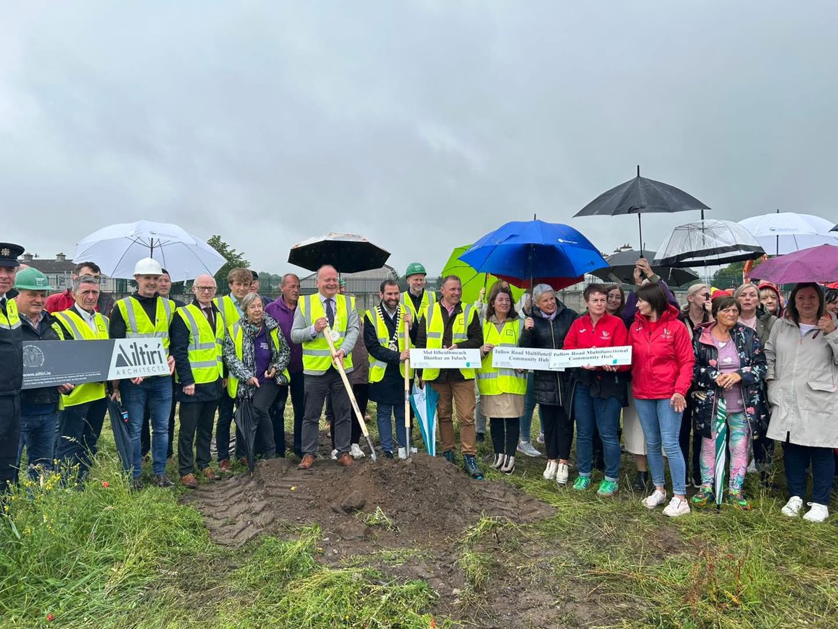Fintan Phelan (@fintan_phelan) on Twitter photo A huge day for the Tullow road with the official sod turning of the new Multifunctional Community Hub! A long awaited project, the anchor tenants will be #Carlow Regional Youth Services ensuring it will be a community facility for all! #tullowroad #community <a href="/Carlow_Co_Co/">CarlowCountyCouncil</a> A huge day for the Tullow road with the official sod turning of the new Multifunctional Community Hub! A long awaited project, the anchor tenants will be #Carlow Regional Youth Services ensuring it will be a community facility for all! #tullowroad #community <a href="/Carlow_Co_Co/">CarlowCountyCouncil</a>