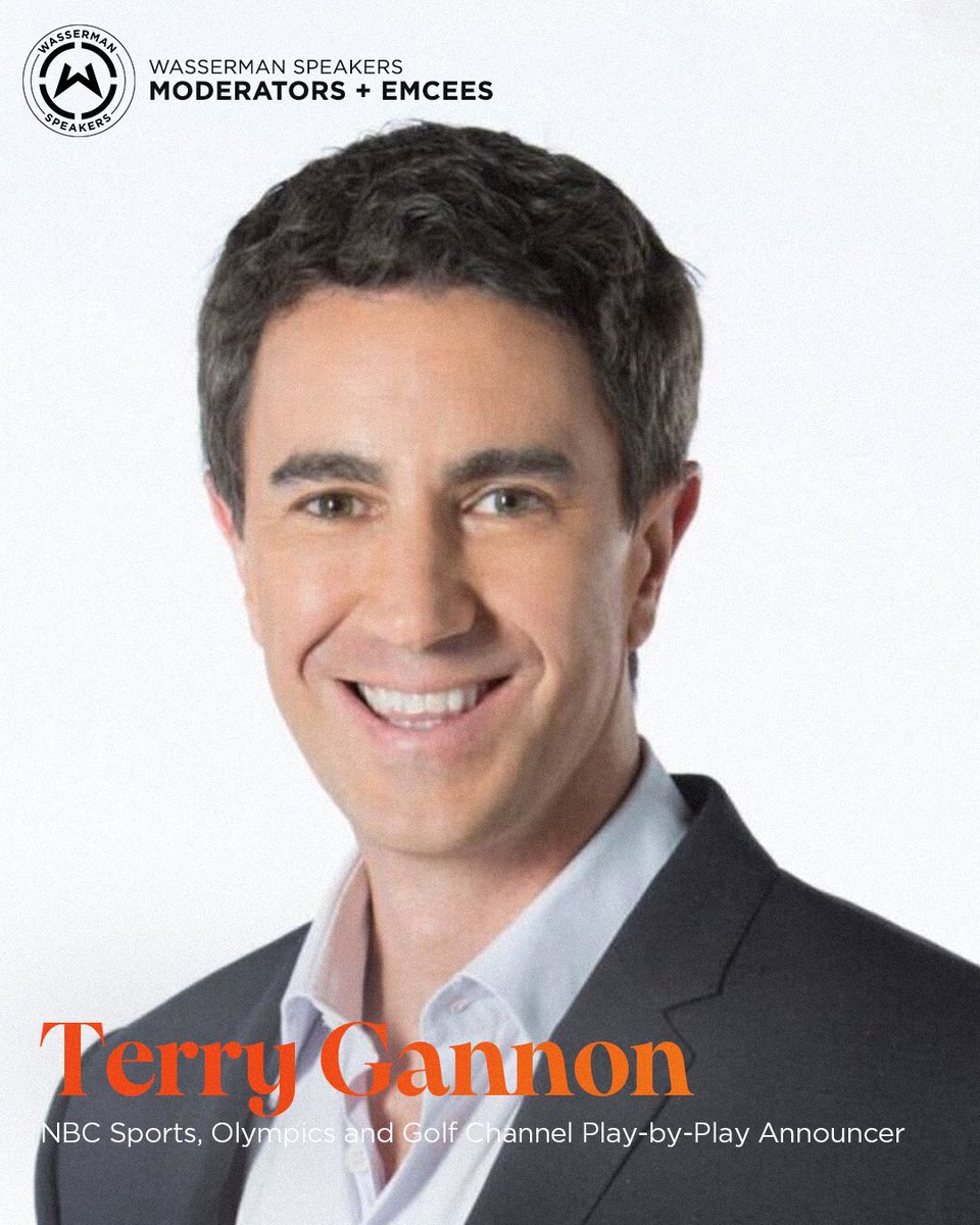 Wasserman Speakers (@wassspeakers) on Twitter photo From calling buzzer-beaters to narrating Olympic gold, <a href="/terrygannon83/">Terry Gannon 🌻</a> has mastered the art of guiding audiences through unforgettable moments. Covering everything from golf to gymnastics to the Olympic Games, Terry brings precision, warmth, and gravitas to every event he hosts or From calling buzzer-beaters to narrating Olympic gold, <a href="/terrygannon83/">Terry Gannon 🌻</a> has mastered the art of guiding audiences through unforgettable moments. Covering everything from golf to gymnastics to the Olympic Games, Terry brings precision, warmth, and gravitas to every event he hosts or