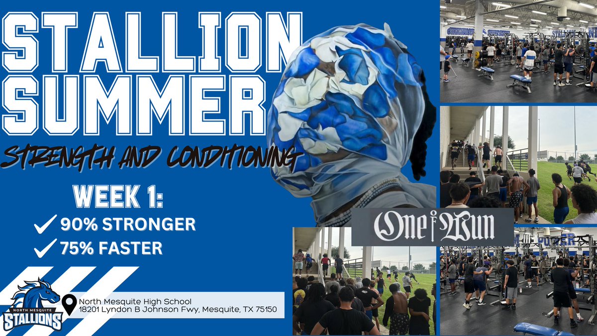 Good 1st Week Turnout!!!

#TDS
#HardWork 
#KeepStacking 
#NorthsidePride
#StallionPride

@mesquiteISDATH
<a href="/NorthMesquiteHS/">North Mesquite HS</a>