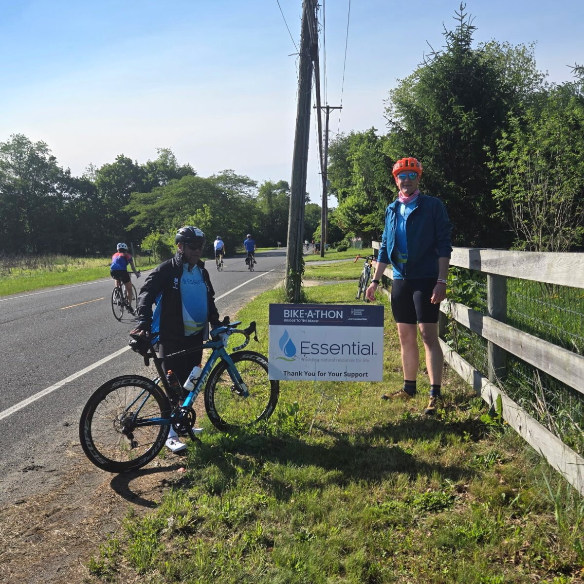 Essential Utilities (@essentialwtrg) on Twitter photo We were proud to participate in this year’s <a href="/AmericanCancer/">American Cancer Society</a> “Bike-a-Thon,” where several of our employees cycled from Philadelphia to New Jersey to raise funds for cancer research.
Thank you to all our Essential employees who participated! We were proud to participate in this year’s <a href="/AmericanCancer/">American Cancer Society</a> “Bike-a-Thon,” where several of our employees cycled from Philadelphia to New Jersey to raise funds for cancer research.
Thank you to all our Essential employees who participated!