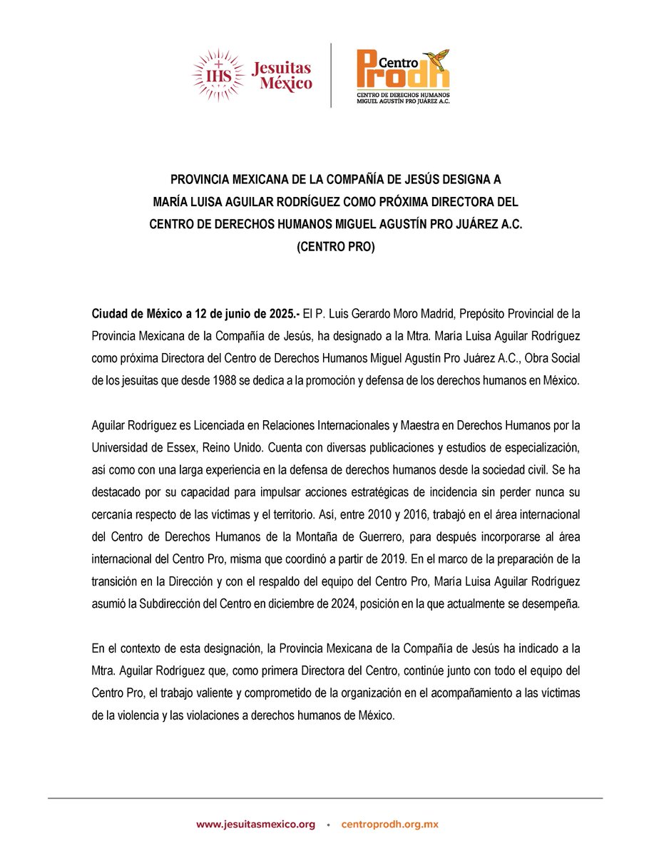 Compañía de Jesús en México tweet media