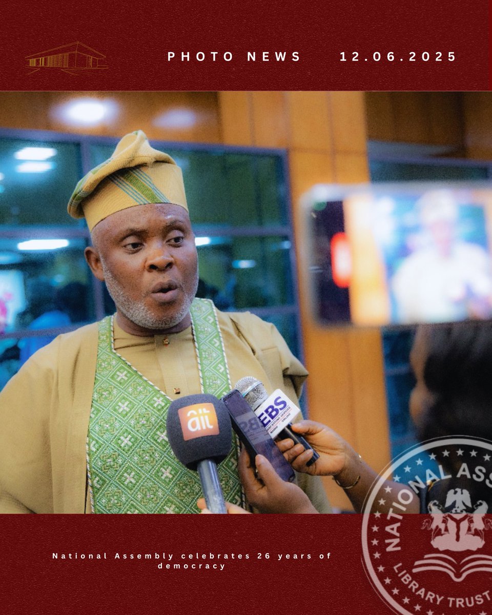 naltf_ng's tweet photo. National Assembly Library Trust Fund Executive Secretary @NwawubaRt at the Democracy Day Joint Sitting.
#NASSNews #democracyday #NationalAssemblyLibraryTrustFund https://t.co/K8wQk6312y