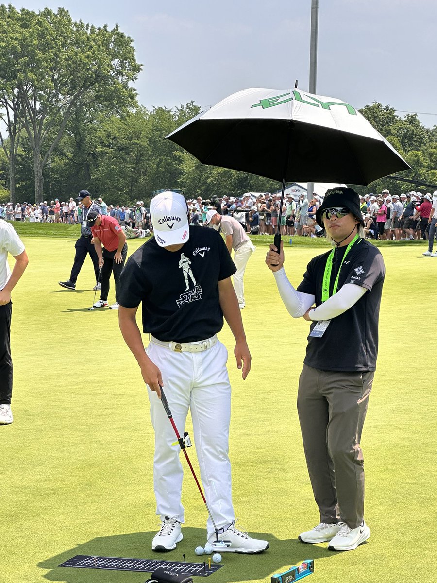 How about Riki Kawamoto busting out the Storm Trooper Star Wars shirt for the first round of the U.S. Open.