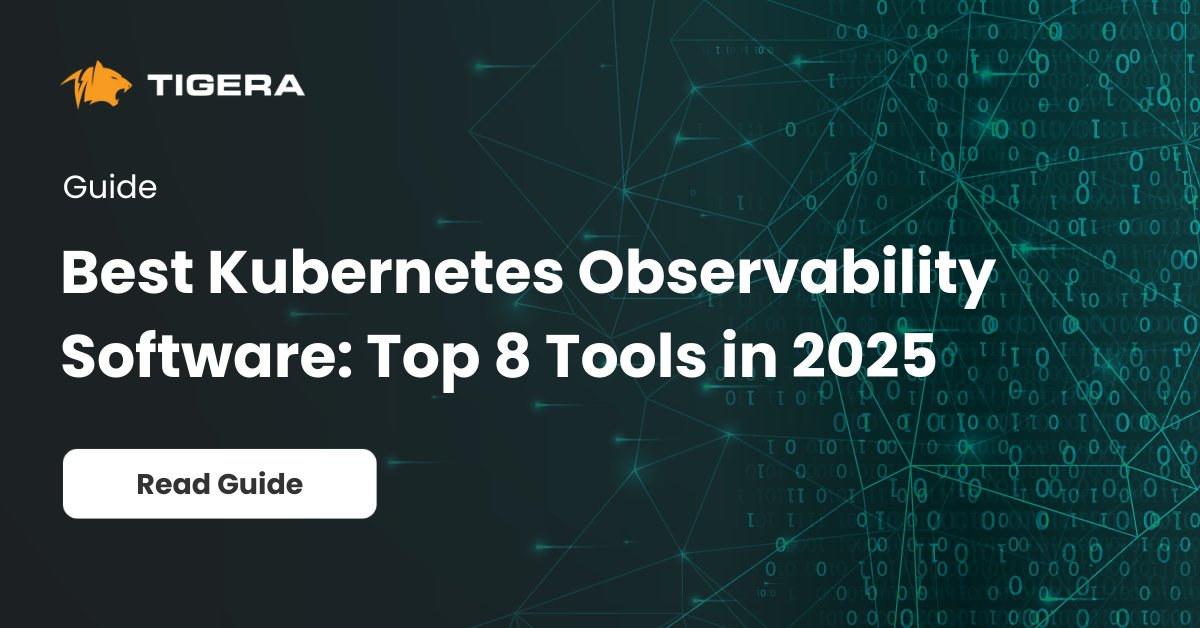 Getting a complete picture of your #Kubernetes clusters can be hard. Our guide covers:

🧐 Moving beyond basic monitoring to true #observability
📊 Key components of a robust K8s observability strategy
🛠️ Software tools for comprehensive visibility

📖 tigera.io/learn/guides/k…
