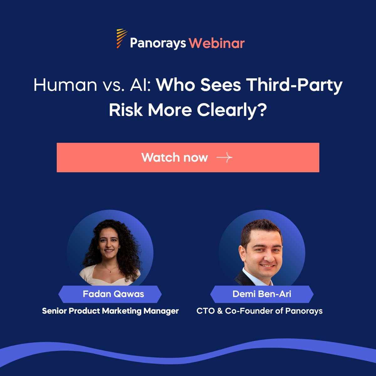 Curious who sees third-party cyber risk more clearly, humans or AI? If you think you can manage it without AI, this webinar might change your mind.

Watch now to understand the real differences in how humans and AI detect and assess third-party risk: panorays.com/resources/webi…