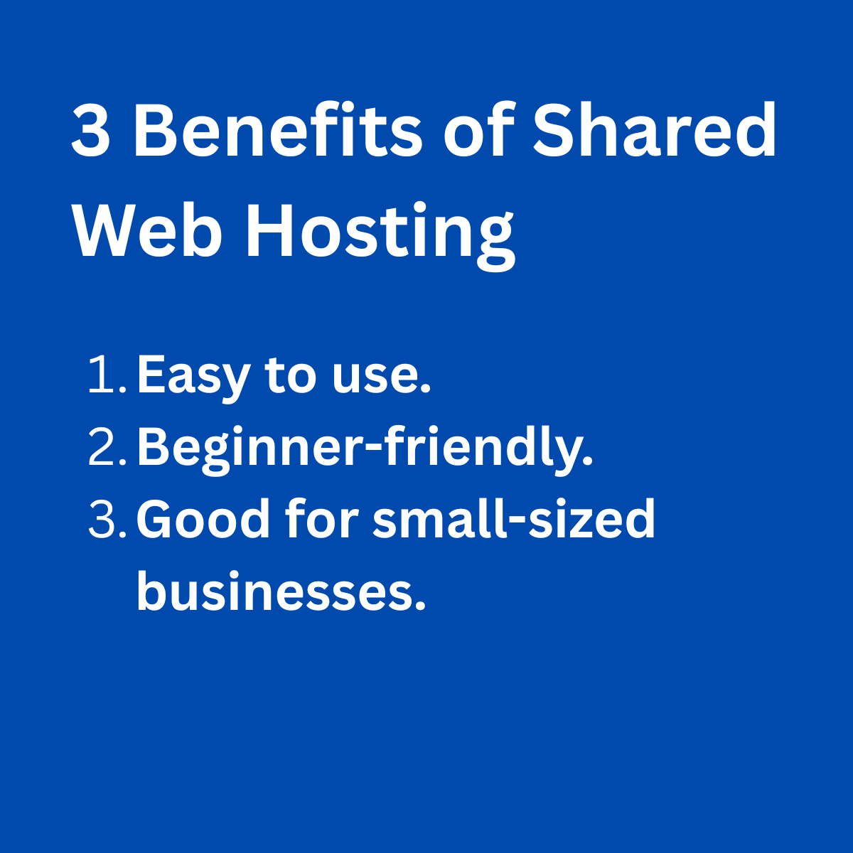 TechLearnit's tweet image. 3 Benefits of Using Shared Web Hosting

1⃣ Easy to use 
2⃣ Beginner-friendly 
3⃣ Good for small-sized businesses 

📩&quot;DM&quot; for more details about services.

#webhosting #remoteitsupport #techleranit