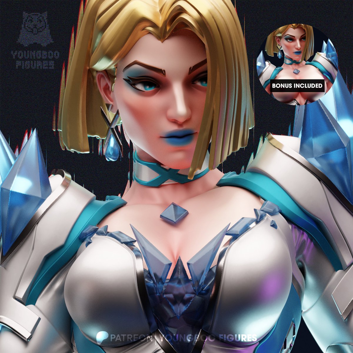 hiyoungboo's tweet photo. 👑The White Queen is here💎
Get your Emma Frost 3D printing file and exclusive content now
Link below 
#MarvelRivals #EmmaFrost #HellfireGala #WhiteQueen #XMen #MarvelRivalsEmmaFrost #VanguardHero #TelepathicQueen #DiamondForm https://t.co/O8cDA4xRwG
