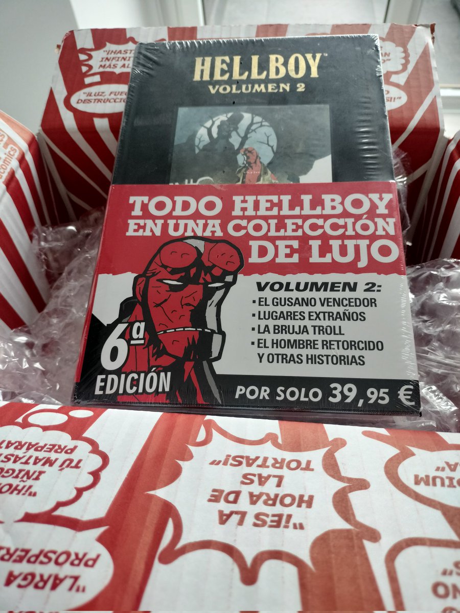 Javier Muñiz (@farymetal) on Twitter photo Y la gente guapa de <a href="/Akira_Comics/">Akira Comics</a> consiguió lo imposible. Encontró el santo grial, el arca de la alianza o lo que es lo mismo el volumen 2 de los integrales de Hellboy <a href="/NormaEditorial/">Norma Editorial</a> . Agotadisimo en todos los sitios está. Envío tratado con mucho mimo, gracias.
#ILOVEAKIRACOMICS Y la gente guapa de <a href="/Akira_Comics/">Akira Comics</a> consiguió lo imposible. Encontró el santo grial, el arca de la alianza o lo que es lo mismo el volumen 2 de los integrales de Hellboy <a href="/NormaEditorial/">Norma Editorial</a> . Agotadisimo en todos los sitios está. Envío tratado con mucho mimo, gracias.
#ILOVEAKIRACOMICS