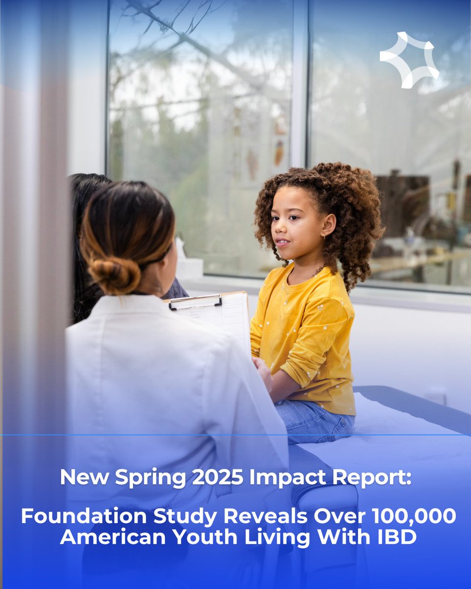 A landmark study led by the Foundation reveals that over 100,000 American youth are living with IBD, with prevalence rates among the highest in the world. Read our new Impact Report to learn what this means for families: bit.ly/3ZOU7L1