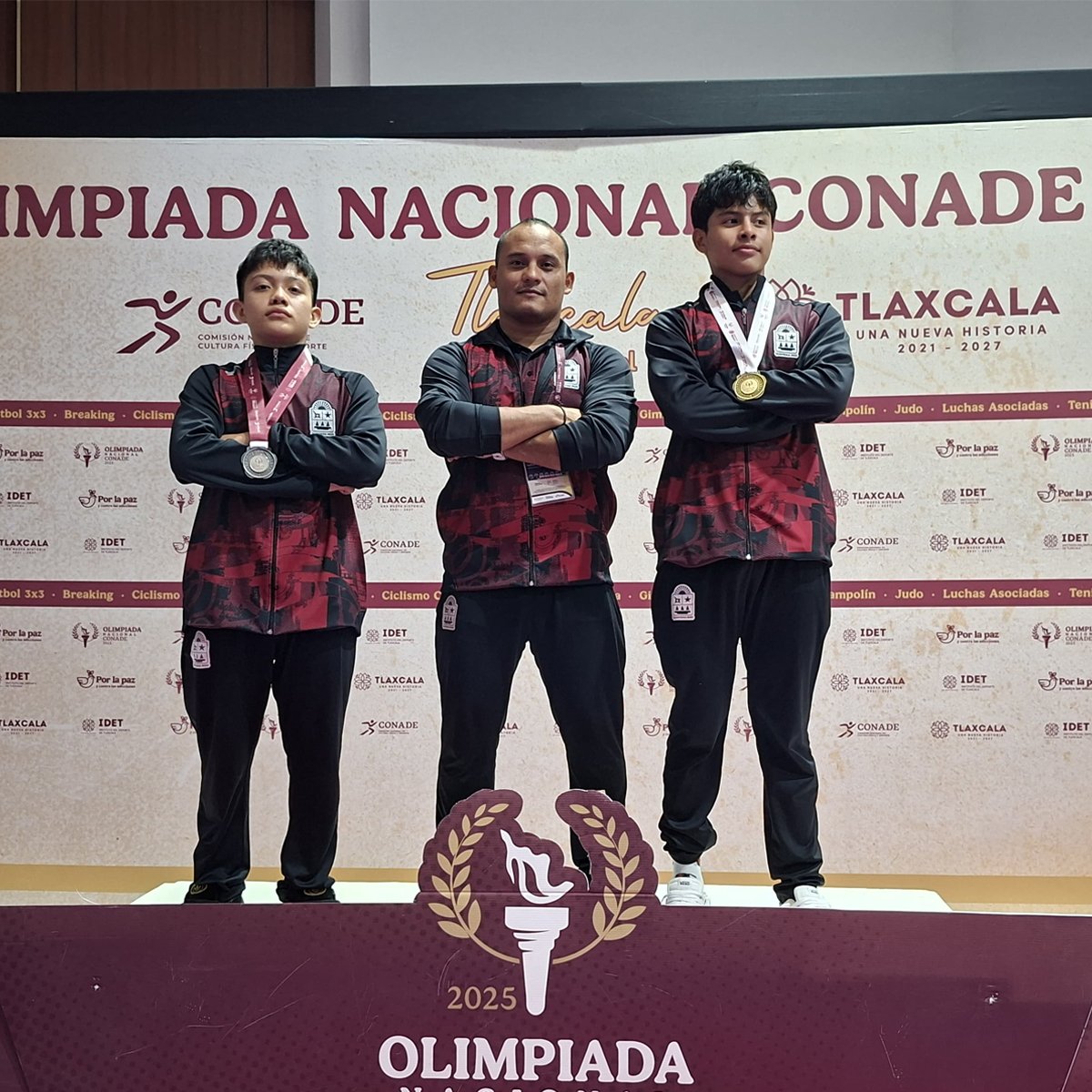 ¡Felicidades a Jeremy López y Marco Alejandro López por el gran papel que hicieron en la Olimpiada Nacional 2025 #conade sigan trabajando para que sigan cosechando éxitos!