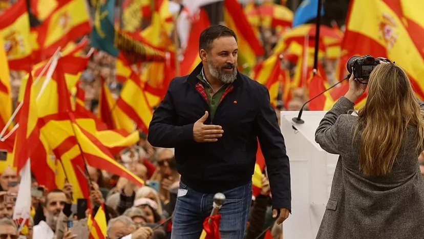 ‼️ MÁXIMA DIFUSIÓN.

VOX CONVOCA una manifestación MASIVA contra el PSOE a las 21:00h desde el Intercambiador de Moncloa hacia Ferraz.

¡Santiago Abascal estará presente! ¡Contra el PSOE! 💪🏻🇪🇸