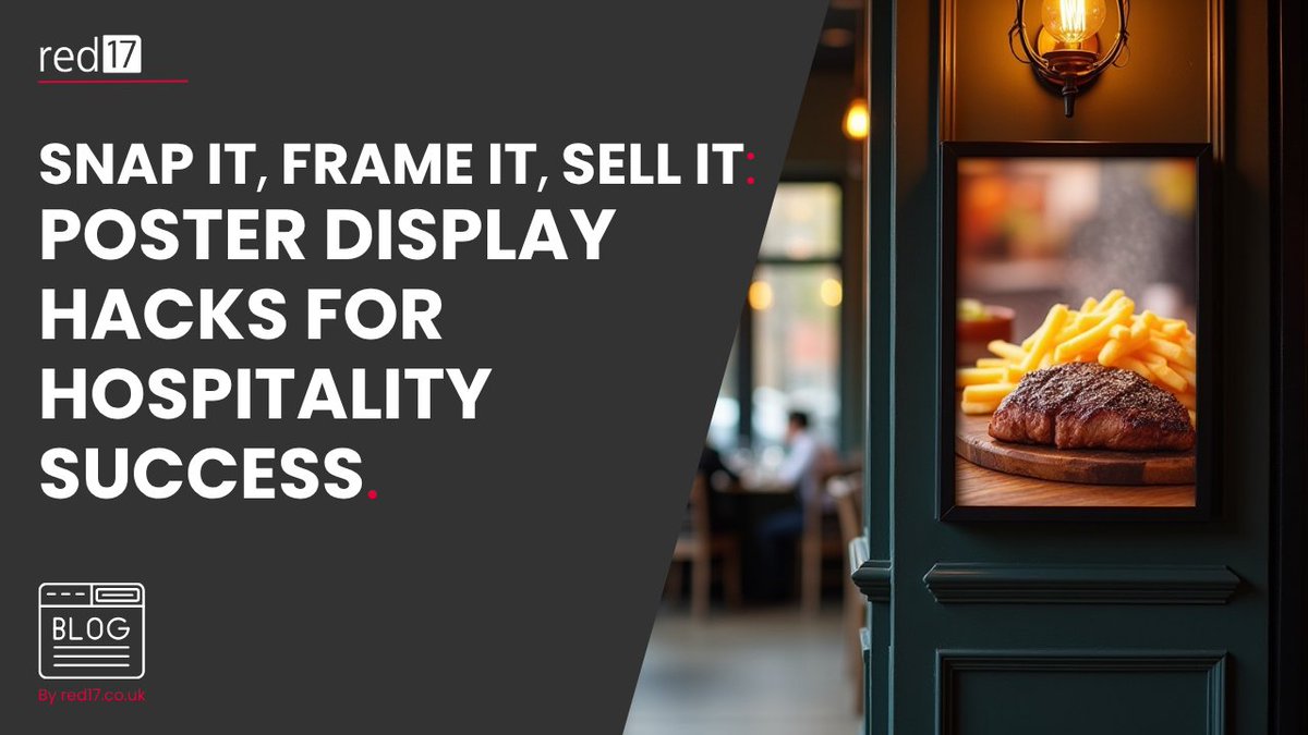 Snap It, Frame It, Sell It: Poster Display Hacks for Hospitality Success

    #red17 - sign | print | display
    #hospitality #success #poster #hacks

Discover how venues can boost customer engagement with snap frames, pavement signs, and poster holders. red17.co.uk/blog/poster-di…
