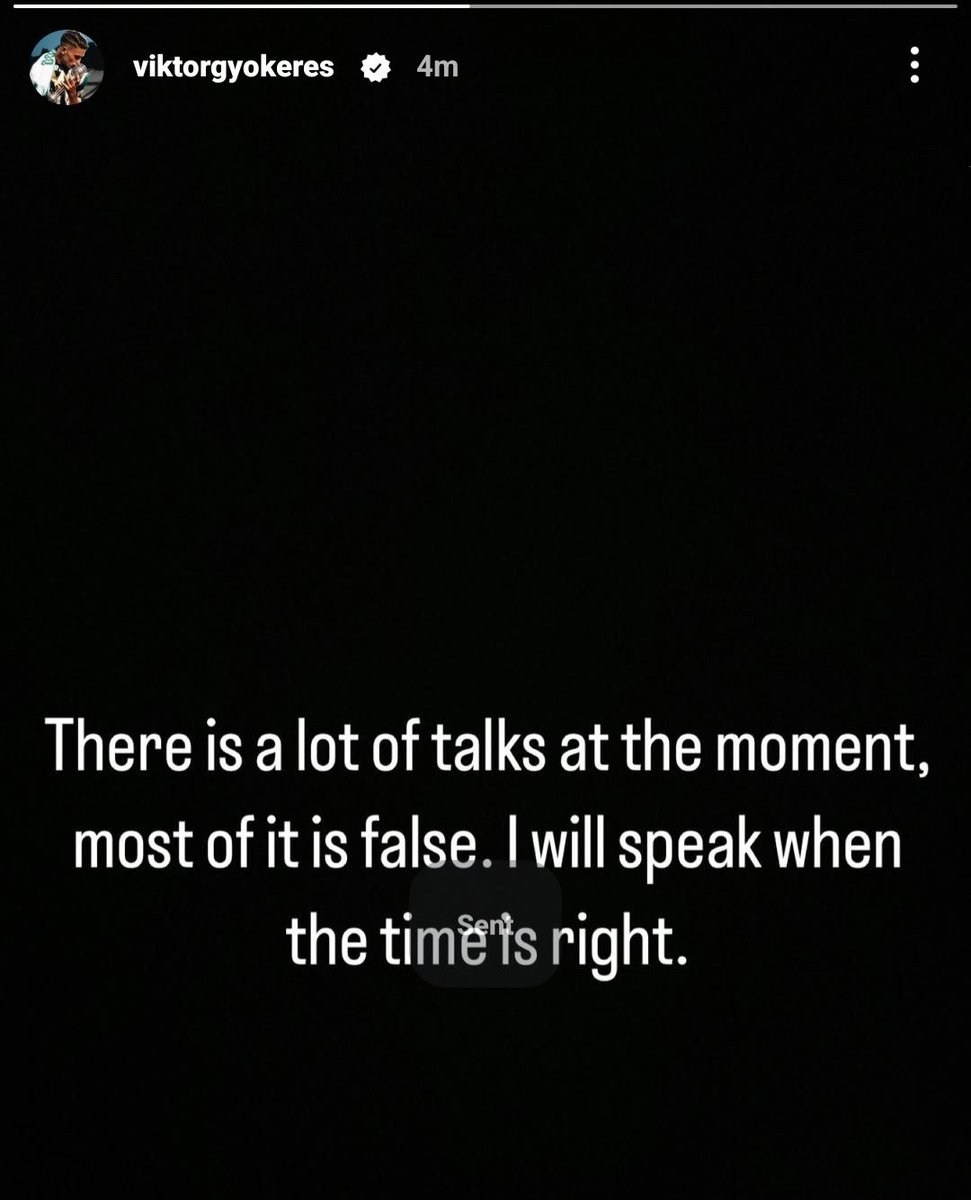 ItsFootball360_'s tweet photo. Gyokeres on ig  👀 https://t.co/cKhSuoc7Ku