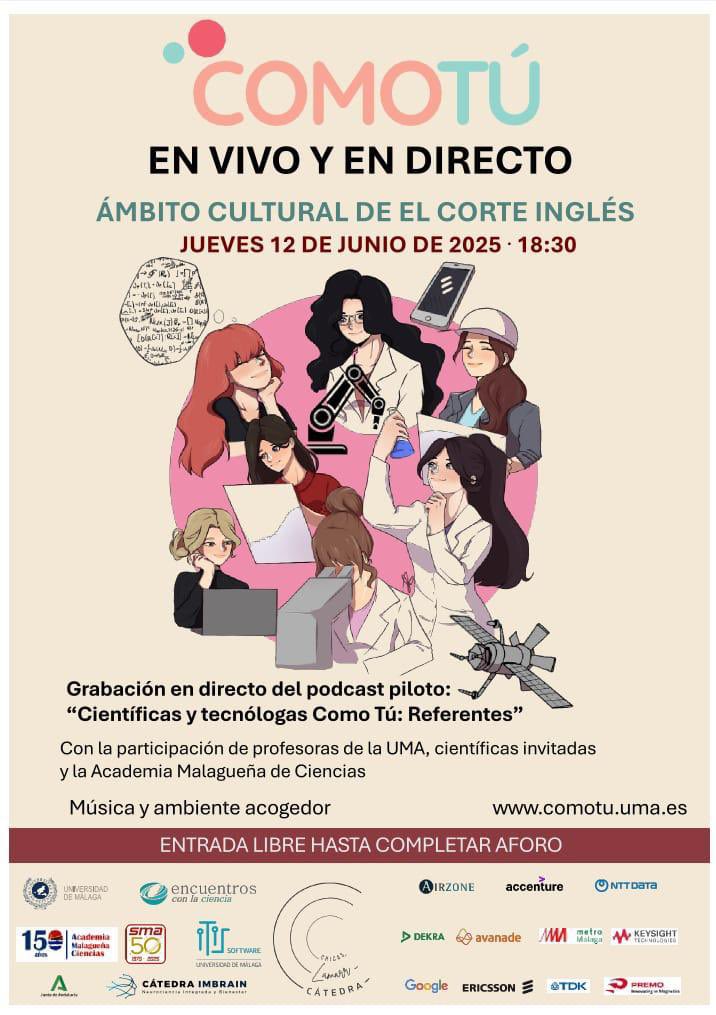 Encuentros con la Ciencia (@enc_ciencia) on Twitter photo Y una palabras de la Dra. Maribel Lucena <a href="/MedicinaUMA/">Facultad de Medicina UMA</a> en representación de la Academia Malagueña de Ciencias <a href="/AcademiaAgp/">@AcademiaAgp</a> quienes llevan muchos años apoyando el proyecto ComoTú Y una palabras de la Dra. Maribel Lucena <a href="/MedicinaUMA/">Facultad de Medicina UMA</a> en representación de la Academia Malagueña de Ciencias <a href="/AcademiaAgp/">@AcademiaAgp</a> quienes llevan muchos años apoyando el proyecto ComoTú