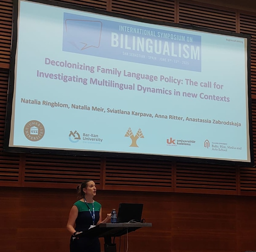 Anastassia Zabrodskaja (@azabrodskaja) on Twitter photo Today <a href="/ISBilingualism/">International Symposium on Bilingualism 15</a>: A double session on Decolonizing #FLP
🔍Rich insights on #multilingualism #identity across global contexts
📷Our paper: The call for Investigating Multilingual Dynamics in new Contexts
🔥With a sharp discussion by Cassie Smith-Christmas.
<a href="/KursaalDonostia/">Kursaal</a> Today <a href="/ISBilingualism/">International Symposium on Bilingualism 15</a>: A double session on Decolonizing #FLP
🔍Rich insights on #multilingualism #identity across global contexts
📷Our paper: The call for Investigating Multilingual Dynamics in new Contexts
🔥With a sharp discussion by Cassie Smith-Christmas.
<a href="/KursaalDonostia/">Kursaal</a>