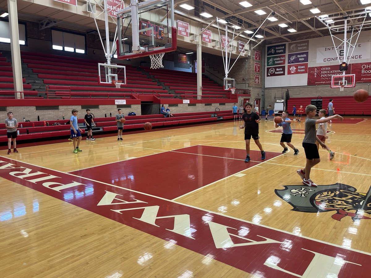 Ottawa Basketball (@oths_basketball) on Twitter photo Kids Camp ✅
Just under 100 3rd-8th graders worked hard to get better at camp this week!
#PirateNation #FuturePirates Kids Camp ✅
Just under 100 3rd-8th graders worked hard to get better at camp this week!
#PirateNation #FuturePirates
