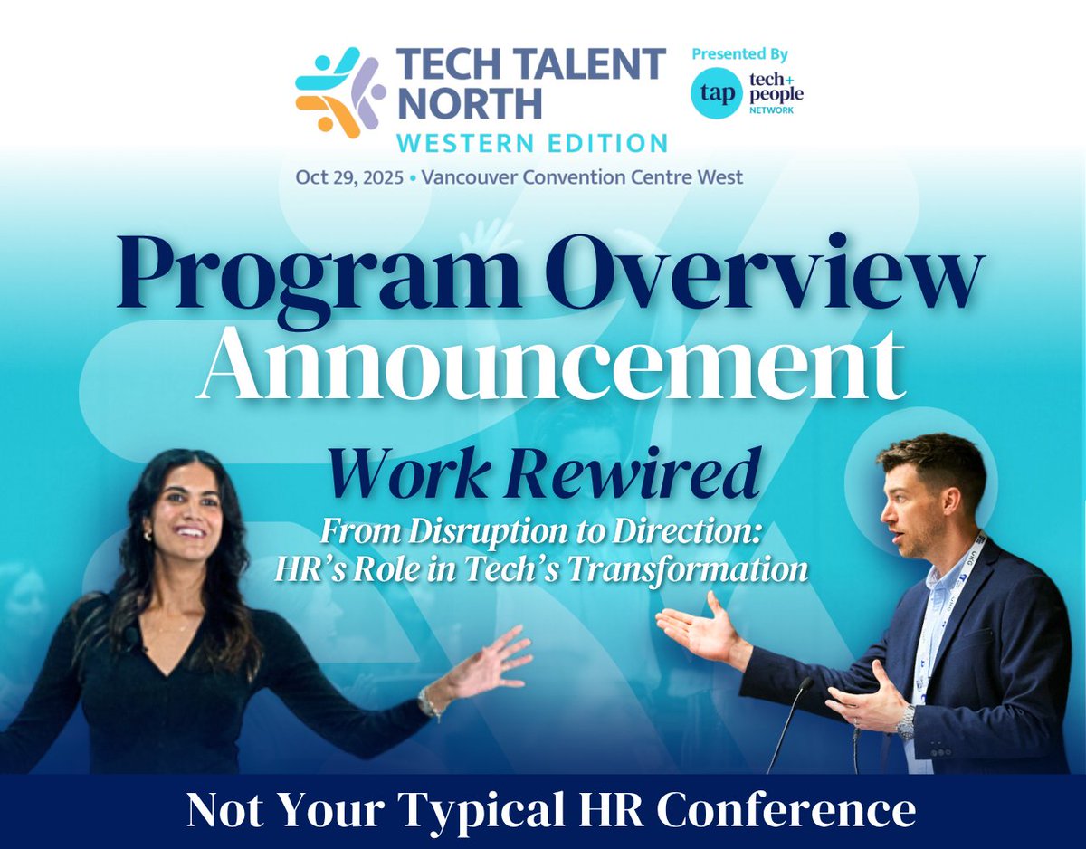 techtalentnorth's tweet image. Ready to rewire the way we work?

Tech Talent North Western 2025 is back and this year, we’re going big.

Join the movement shaping what’s next for tech work.

Don’t wait, check out the program and grab your pass now

techtalentnorth.com/west/program-o…