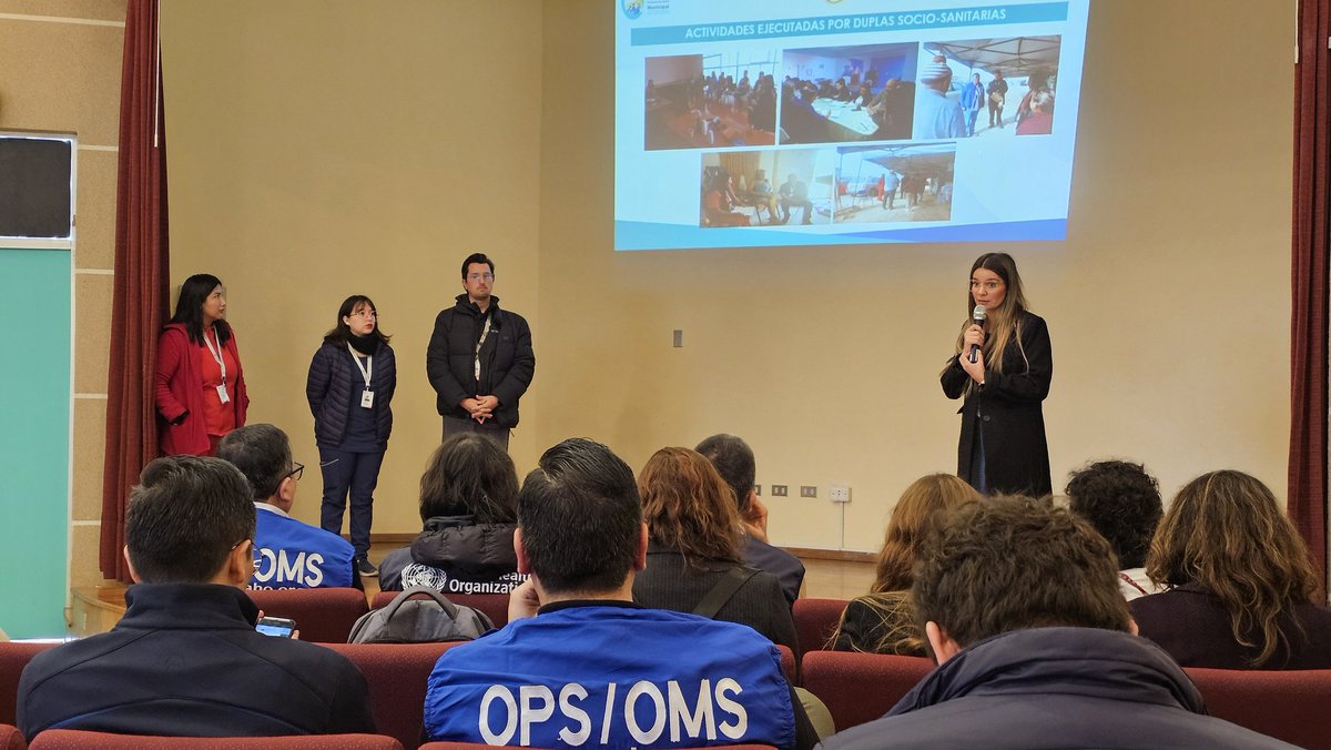 En #AltoHospicio recibimos delegación <a href="/opsoms/">OPS/OMS</a> y <a href="/ministeriosalud/">Ministerio de Salud</a> 🏥
Visitaron la red de #AtenciónPrimaria y conocieron el trabajo con población migrante.
💬 Avanzamos hacia una salud más digna, intercultural y centrada en las personas.
¡La salud es un derecho, sin fronteras! ❤️
