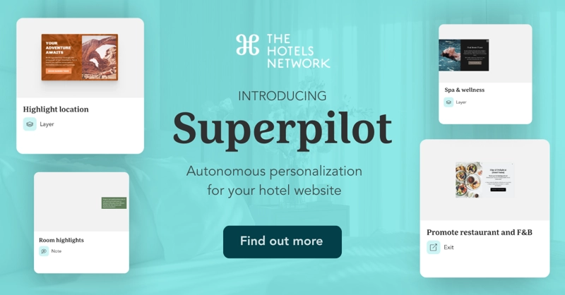 1HotelNews's tweet image. The Hotels Network Introduces Superpilot: Pioneering Autonomous Website Personalization for Hotels: The technology ushers in a new era of automation in hospitality, transforming complex tasks &amp;amp; like data… hotelnewsresource.com/article136856.… #HotelTech #Automation #WebsitePersonalization