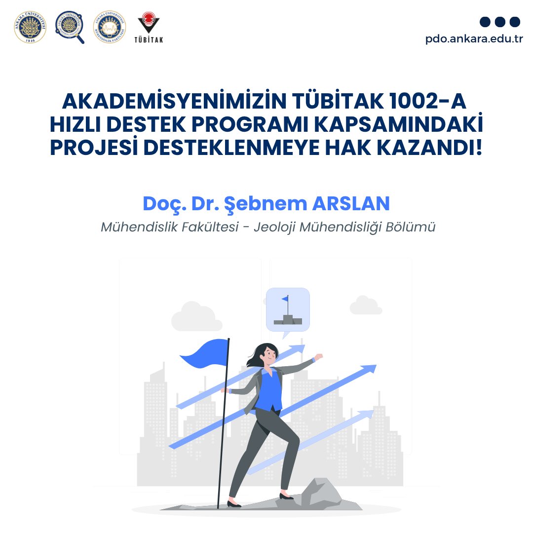 Mühendislik Fakültesi akademisyenlerinden Doç. Dr. Şebnem ARSLAN'ın yürütücülüğünü yaptığı araştırma projesi desteklenmeye hak kazanmıştır.

Proje yürütücüsü Doç. Dr. Şebnem ARSLAN ile proje ekibini tebrik ederiz.

#AraştırmadaEnİyisiAnkaraÜniversitesi
#AnkaraÜniversitesi